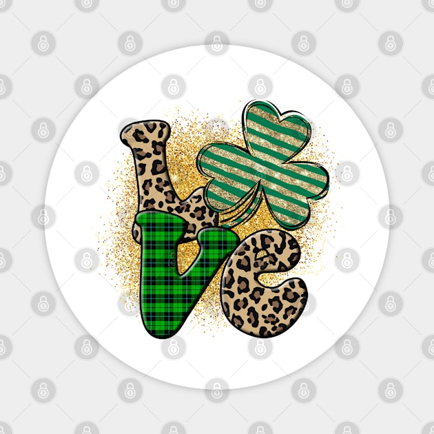 St. Patrick's Day Love Magnet by EdSan Designs